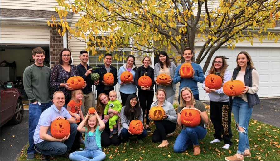 We can’t believe it’s already Fall! Last year, our residents got ready for Halloween by carving pumpkins together, an event hosted annually by PGY-4 dermatology resident Laurel Wessman! #precovid #dermatology #dermtwitter