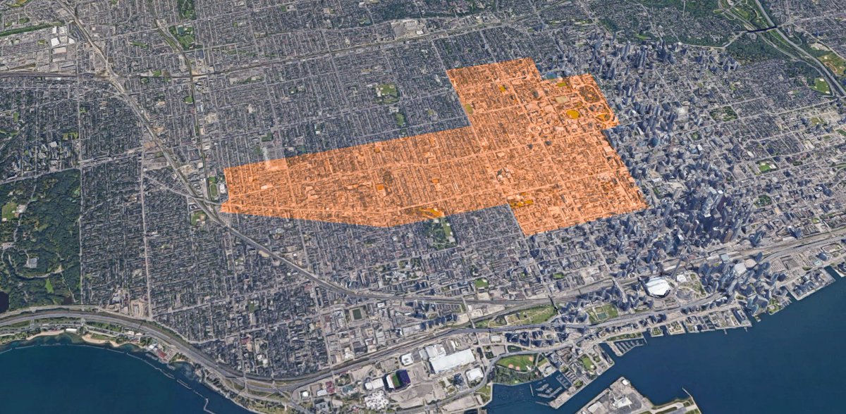 Urban_Toronto's tweet photo. Our newest #GrowthToWatch report is now available! Covering U of T and west of #Downtown. Presented by @NeezoStudios. https://t.co/BPhmgcZ1TG https://t.co/ENiq6R4XgU