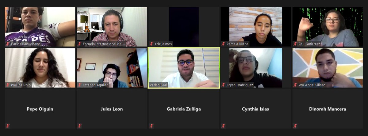 eiceuac's tweet photo. Los estudiantes de la asignatura “Creación de escenarios sonoros para Broadcasting” platicaron con Pedro Leal (@SoyPedroLeal), egresado de la licenciatura en #Comunicación y creador del podcast #GolpeDeRealidad 🎙.
#OrgulloComu https://t.co/BKtieCA7rq