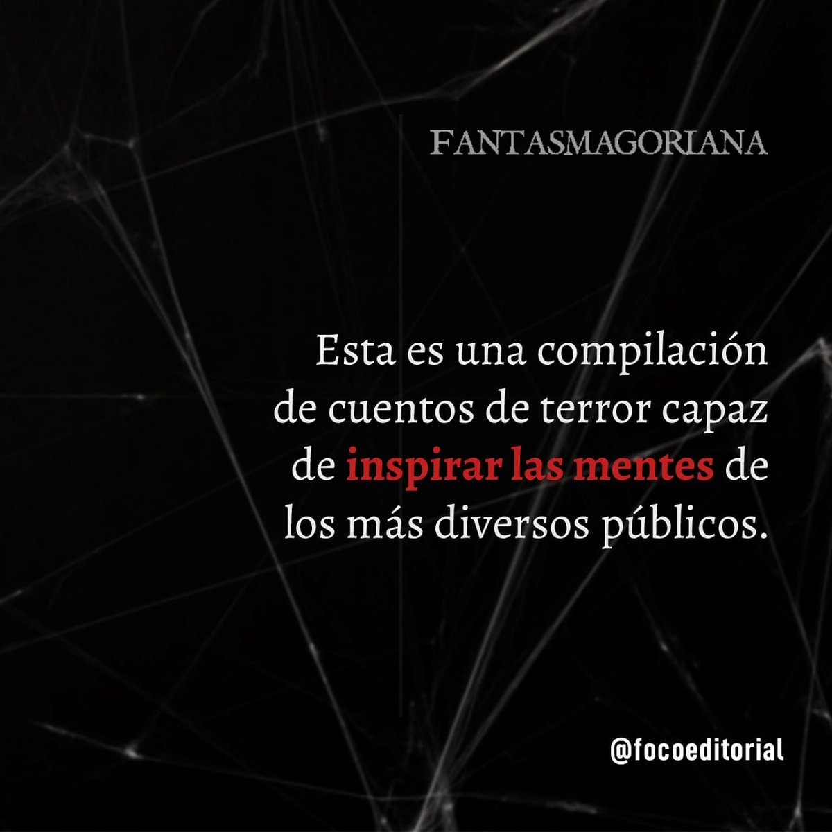EditorialFoco's tweet photo. FANTASMAGORIANA 👻

Esta es una compilación de cuentos de terror capaz de inspirar las mentes de los más diversos públicos.

#editorial #editorialfoco #MaryShelley #Frankenstein #VillaDiodati #independiente #libros #leeresvivir #fantasmagoriana #Bogotá #Colombia https://t.co/BB5hqRLqoh