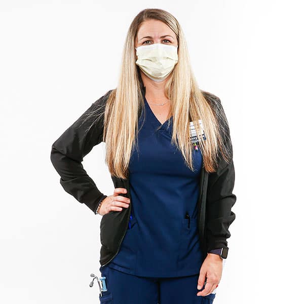 Crissy Minnett is a respiratory therapist at Presby.“It takes a little bit more time to take care of each patient,” Minnett said of Covid. “I love taking care of them so it’s easy.”  https://interactives.dallasnews.com/2020/saving-one-covid-patient-at-texas-health-presbyterian-hospital-dallas/