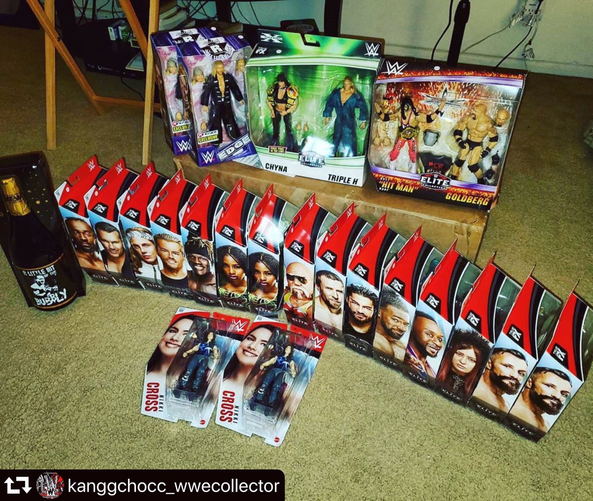What an incredible mail call! 🤩
Which is your favorite figure?

📷 @kanggchocc_wwecollector on IG

Shop these figures now at WrestlingFigures.com!

#RingsideCollectibles #WrestlingFigures #WWEEliteSquad #Mattel #WWE #AEW #RingsideExclusive #AllEliteWrestling #Raw #SDLive