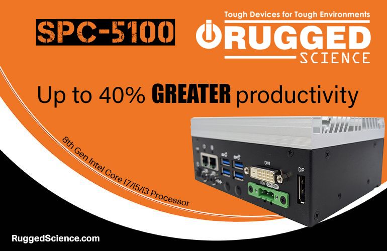 RuggedScience's tweet image. Our #fanless SPC-5100 Series is your solution for #MachineVision, #InVehicleComputing, #FactoryAutomation, #IntelligentControl, & #InternetofThings applications. #machinevisionsolutions #RoboticControl #IntelligentSurveillance #TrafficVision #SmartAutomation #Intel #nvidia