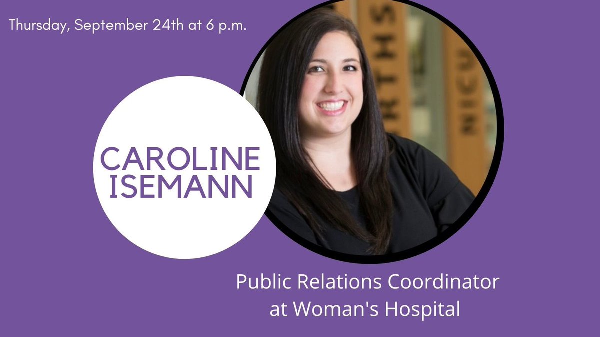 prssalsu's tweet photo. ⭐️MEETING ALERT⭐️ Our second meeting will be tomorrow at 6pm on zoom! Caroline Isemann will be joining us to give us an inside look at healthcare communication!  #geauxprssa https://t.co/npDMrIaYal