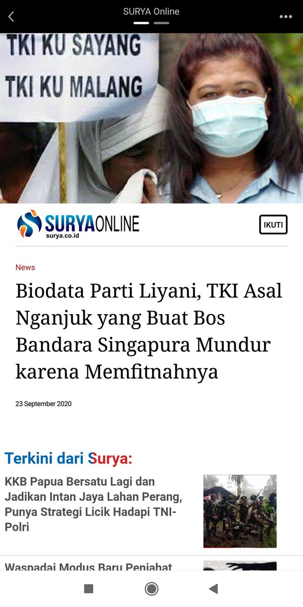 Salah satu dari banyak kasus yg terjadi.
Sesuatu yg langka.