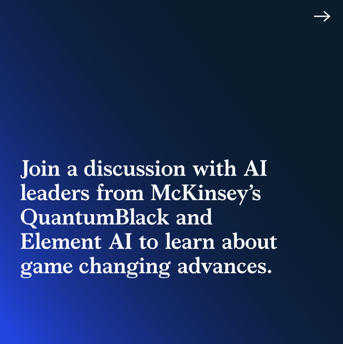 quantumblack's tweet photo. Until recently, machine learning models for time series forecasting produced underwhelming results. That’s dramatically changing.
 
Join a discussion with AI leaders from @McKinsey’s QuantumBlack and Element AI to learn about game-changing advances. https://t.co/Z2rfWI8pdz https://t.co/qLlr1OGbnC