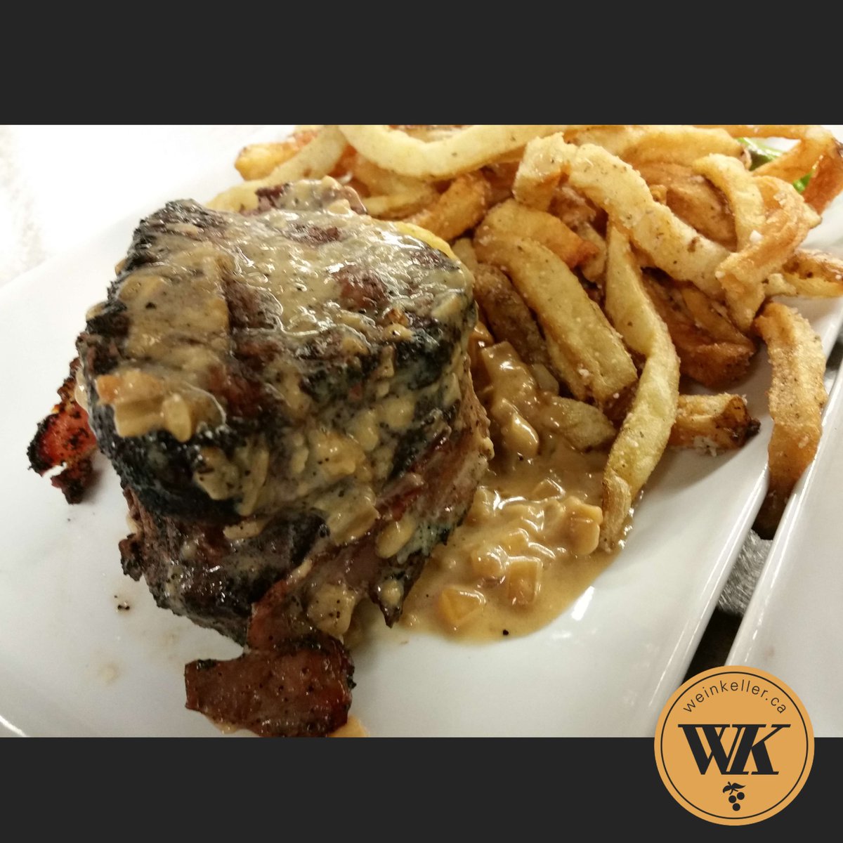 Our espresso crusted filet is truly mouthwatering .. an absolute must-try 🍽