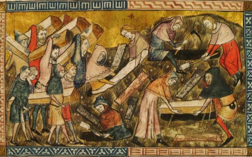 367) Very interesting. Jewish homes were apparently “not as affected” by the Black Plague. How convenient.