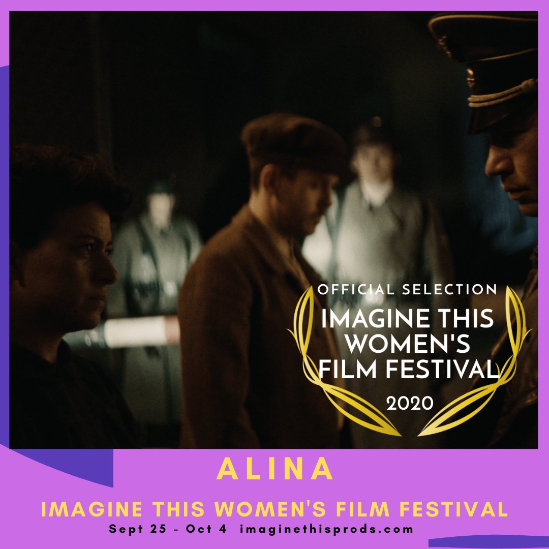ImagineThisWFF's tweet photo. 📣#ITWIFF OFFICIAL SELECTION: Alina, written and produced by Nora Mariana.
Check out the #ITWIFF20 film guide and stay tuned for the full festival schedule!
#imaginethiswiff #filmfest #WomensFilmFestival #WomenFilmmakers #FilmFestival #supportindiefilm #directedbywomen https://t.co/oj5x6aW88t