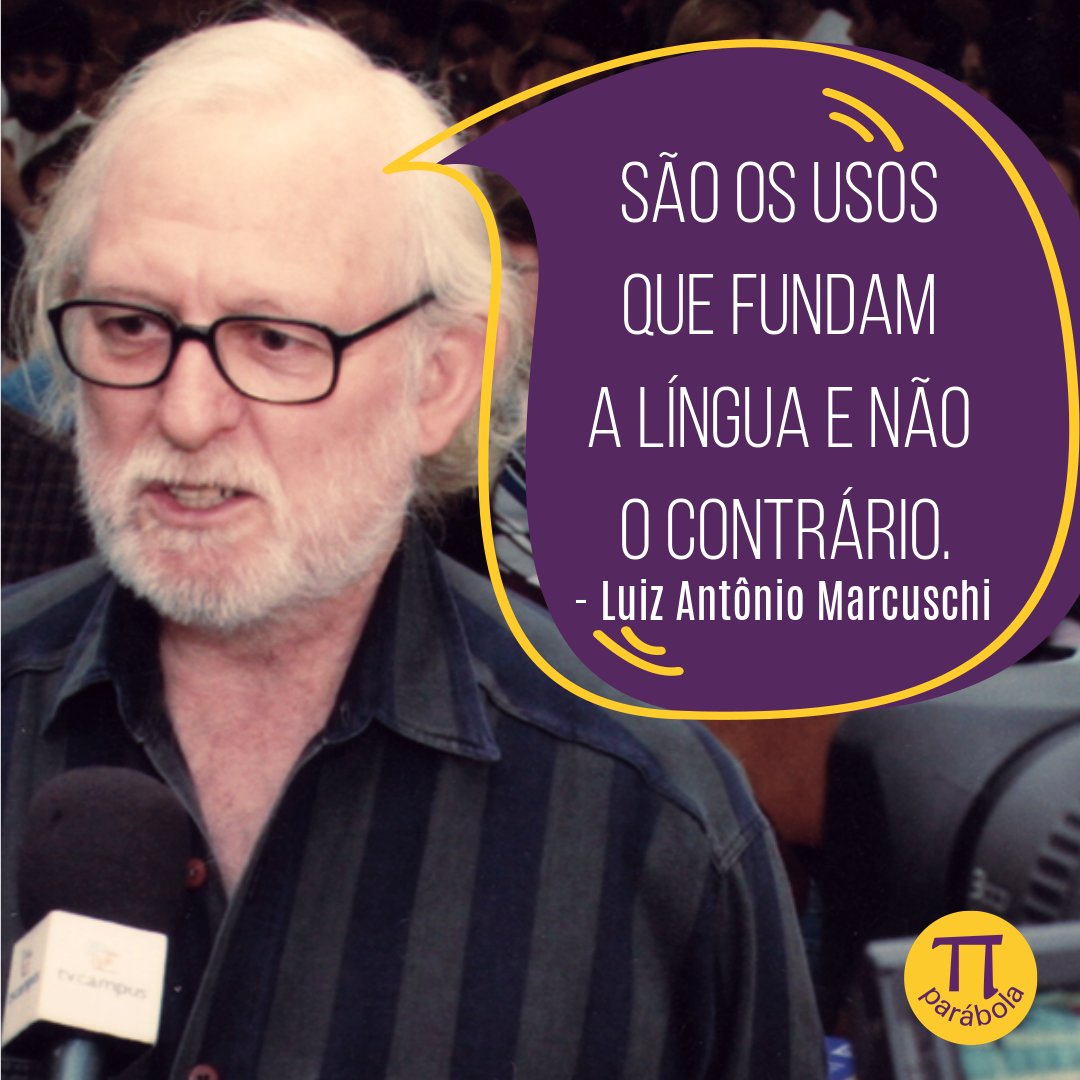 Hoje deixamos aqui essa frase de Luiz Antônio Marcuschi! 
#ParabolaEditorial #soudeletras #LinguisticaBrasileira
