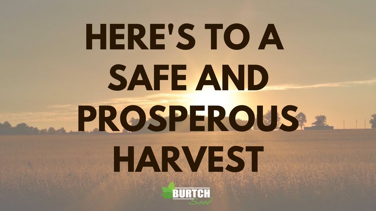 BurtchSeed's tweet photo. We hope everyone has a safe and prosperous harvest season! Please remember to be cautious of farmers on the road.

#BurtchSeed #WeDoSeed #Harvest2020 https://t.co/0vgBtcAARR