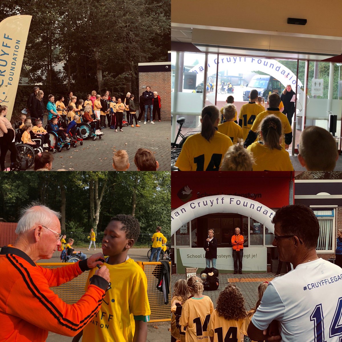 SybTilstra's tweet photo. De ‘Open Dag On Tour’ van de @JCFoundation op locatie in Beetsterzwaag op #schoollyndensteyn i.p.v. het Olympisch Stadion was een groot succes. Geweldig om hier als vrijwilliger aan mee te werken. #sportenkaniedereen https://t.co/mXWT9Y7gIw
