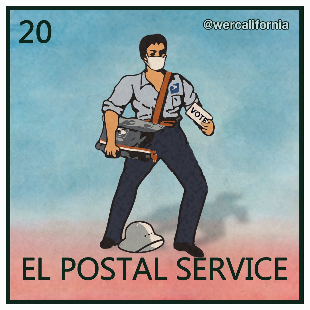 WeRCalifornia's tweet photo. 👀Keep a lookout for your #ballot in the #mail. Counties will start mailing ballots by 10/5.
 
Due to COVID19, all active &amp; registered voters in CA will automatically receive a ballot in the mail.
 
Pro-tip: return your ballot #early.
 
Thank you #USPS!
 
#Vote #CA #Voteria https://t.co/7YdyNUrENC