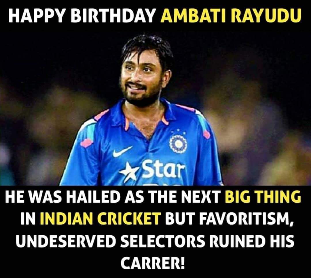 Happy Birthday Ambati Rayudu  