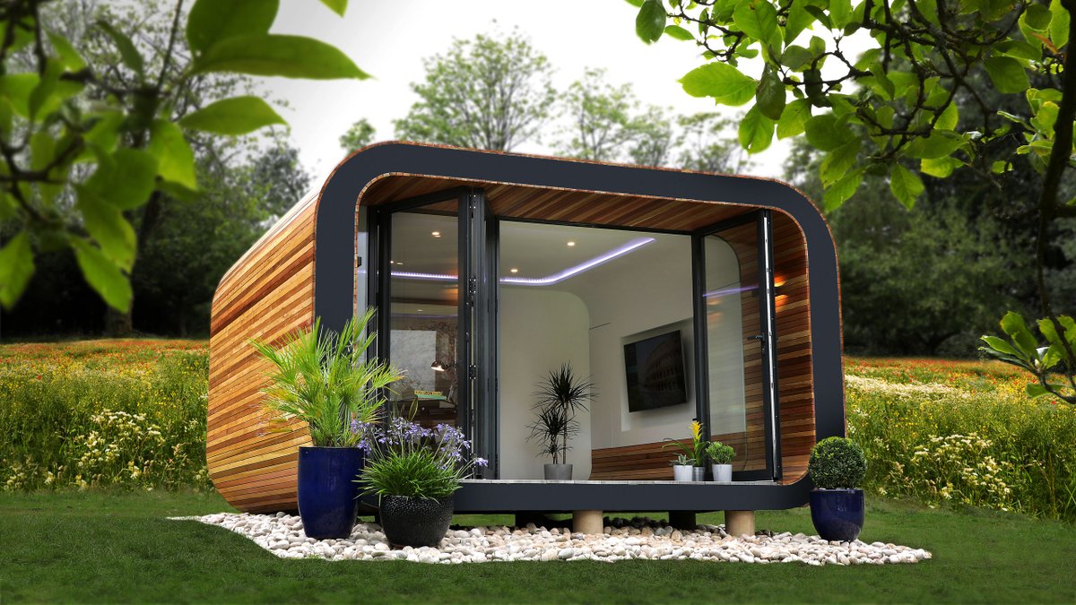 EdenArc1's tweet photo. Our clever designers created the Eden Arc to be planning permission free. Find out more at https://t.co/kQBGzU6WU7 #homeworking #homeoffice #gardenoffice #gardenroom https://t.co/zjmOhTJu7k