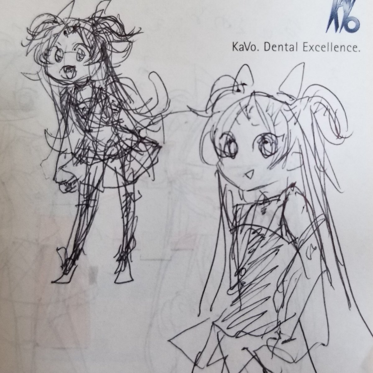 描いてて気持ちいいパーツ場所を描きながら探すからグッチャグチャに描くけどこれがこ 愉快なハトの漫画