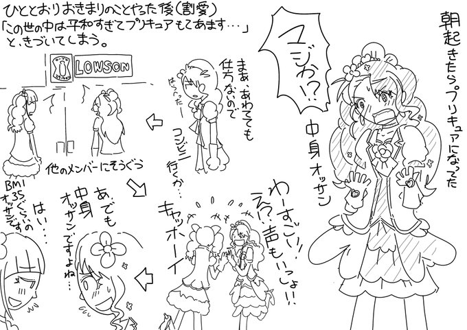 ヒーリングっどプリキュアのtwitter漫画作品
