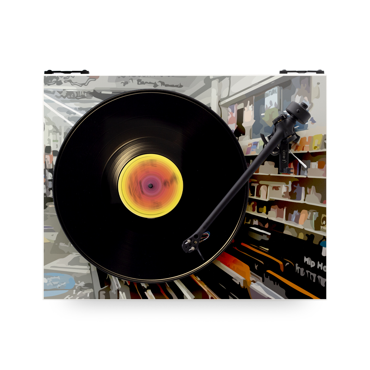 RegaResearch's tweet photo. Don't miss this years exciting #RSD20 competition offering one vinyl fan the chance to win a totally unique customised Rega #Planar2 featuring their own favourite independent record shop. We have mocked up some examples of how the winners deck might look! 👀#rega #vinyl #win https://t.co/cqK2Kx7w45