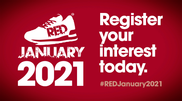 REDJanuaryUK's tweet photo. KICK START 2021 IN A POSITIVE WAY! 

This January, get active every day, to ‘beat the blues away.' 
Set your personal goal and enjoy support from the RED community every step, splash and pedal of the way! 

Register your interest for @REDJanuaryUK 2021 - https://t.co/hCOVoBIoJF https://t.co/BI5kSLafoO