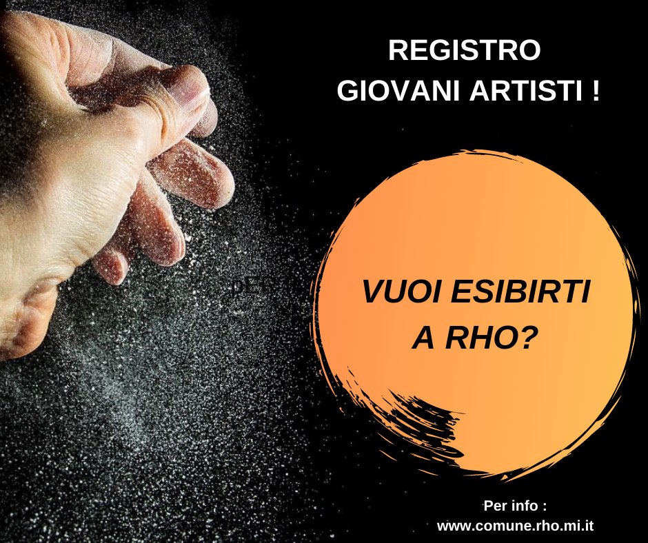 RhoInfGiovani's tweet photo. Sei un artista rhodense? Hai tempo fino al 30 settembre per rispondere al bando per realizzare eventi dal vivo da Novembre 2020 a Febbraio 2021. Gli spettacoli presentati entreranno nel palinsesto di Aperture. 
Info:
https://t.co/bqC5H2AcJj 
https://t.co/lTx081LQZx
#ComunediRho https://t.co/54HXJkcK8F