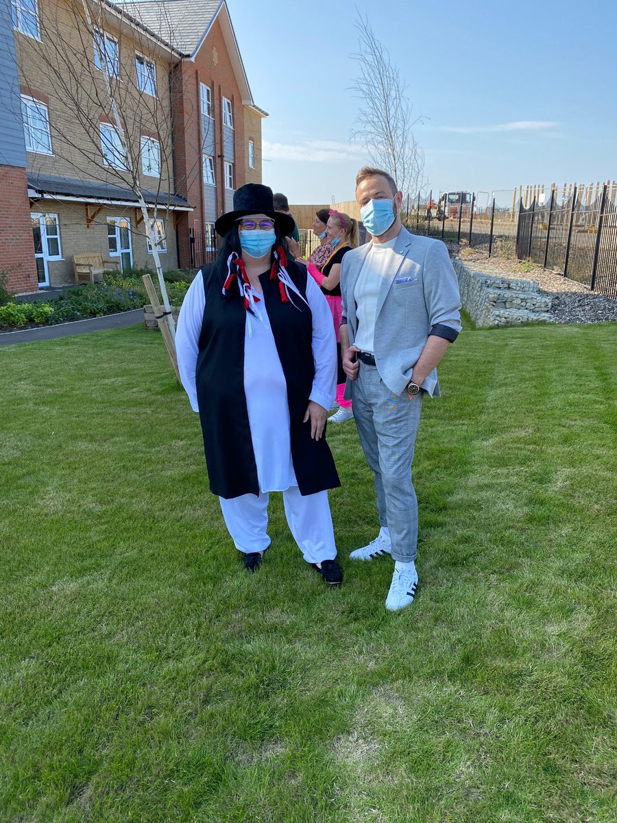 CareHalcyon's tweet photo. Residents and Staff go back to the 80s with one last summer garden party 🥳 https://t.co/JLpG862LhK