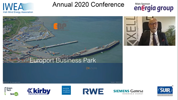 Wind Energy Ireland (@windenergyirl) on Twitter photo #IWEA2020 'Huge opportunity in Ireland' <a href="/peterbouwhuis/">Peter Bouwhuis</a> of <a href="/XELLZ_BV/">XELLZ</a> tells our conference about the Ports Perspective - Rosslare Port Plans.
Plans for storage, assembly, parts production and jobs <a href="/Rosslareuroport/">Rosslare Europort</a> <a href="/wexfordcoco/">Wexford County Council</a>
Main Sponsor <a href="/GroupEnergia/">Energia Group</a> #IWEA2020 'Huge opportunity in Ireland' <a href="/peterbouwhuis/">Peter Bouwhuis</a> of <a href="/XELLZ_BV/">XELLZ</a> tells our conference about the Ports Perspective - Rosslare Port Plans.
Plans for storage, assembly, parts production and jobs <a href="/Rosslareuroport/">Rosslare Europort</a> <a href="/wexfordcoco/">Wexford County Council</a>
Main Sponsor <a href="/GroupEnergia/">Energia Group</a>