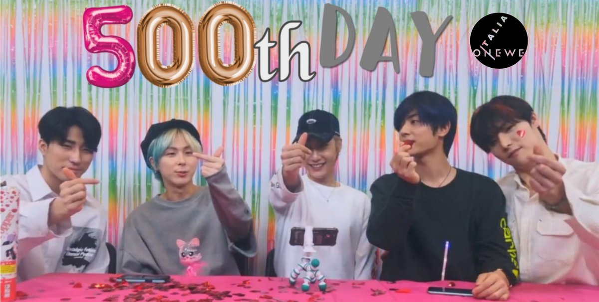 ItaliaOnewe's tweet photo. 💛💙💜❤💚
#ONEWE #500day https://t.co/0ldS4h3y14