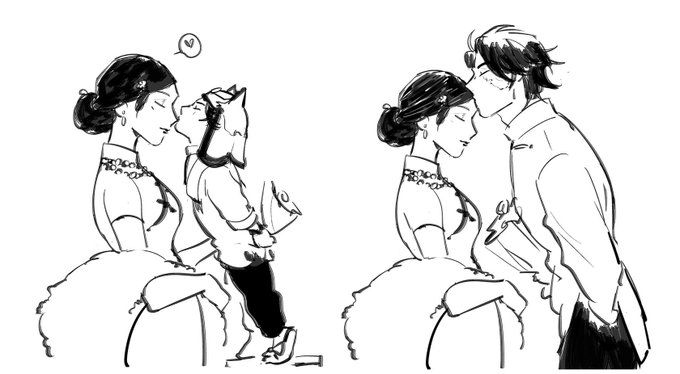 Mom &amp; Son 

#IdentityV #Norton #Geisha #Michiko #Prospector #Sejak #IDV #IdentityV第五人格  #第五人格 