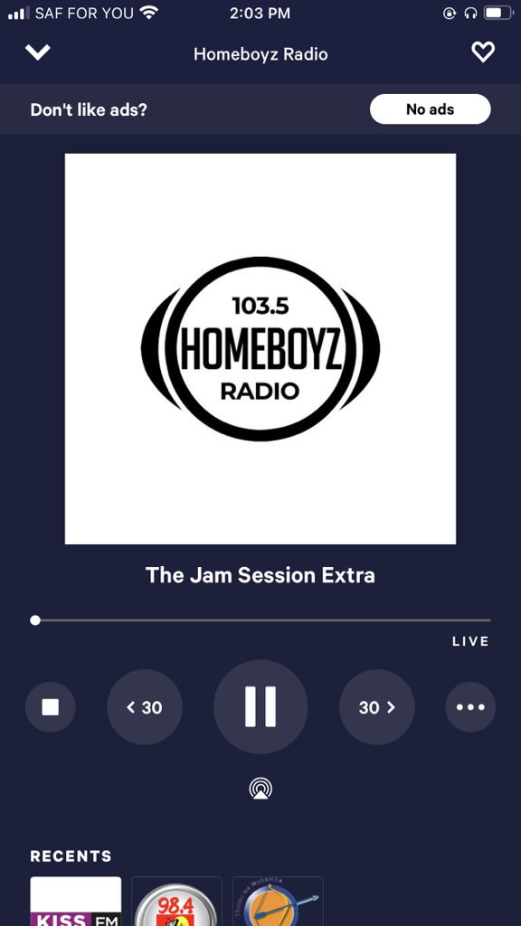Twin_Geez's tweet photo. @Dj_Burn so Turnt up #TheJamSessionExtra @AndyYoung254 #TheJamSession @HomeboyzRadio https://t.co/LzFkutzXXA