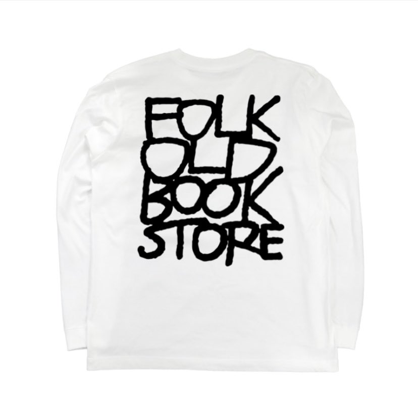 FOLKbookstore's tweet photo. 自分がロンTほしくてpenslifeworkさんが以前に描いてくれたロゴをsuzuriにアップしました。
https://t.co/xfmeiajiTA

penslifeworkさんは10年前、天神橋時代の最初の展示をしてくれた作家さんです。 https://t.co/2XrzwCFKJB
