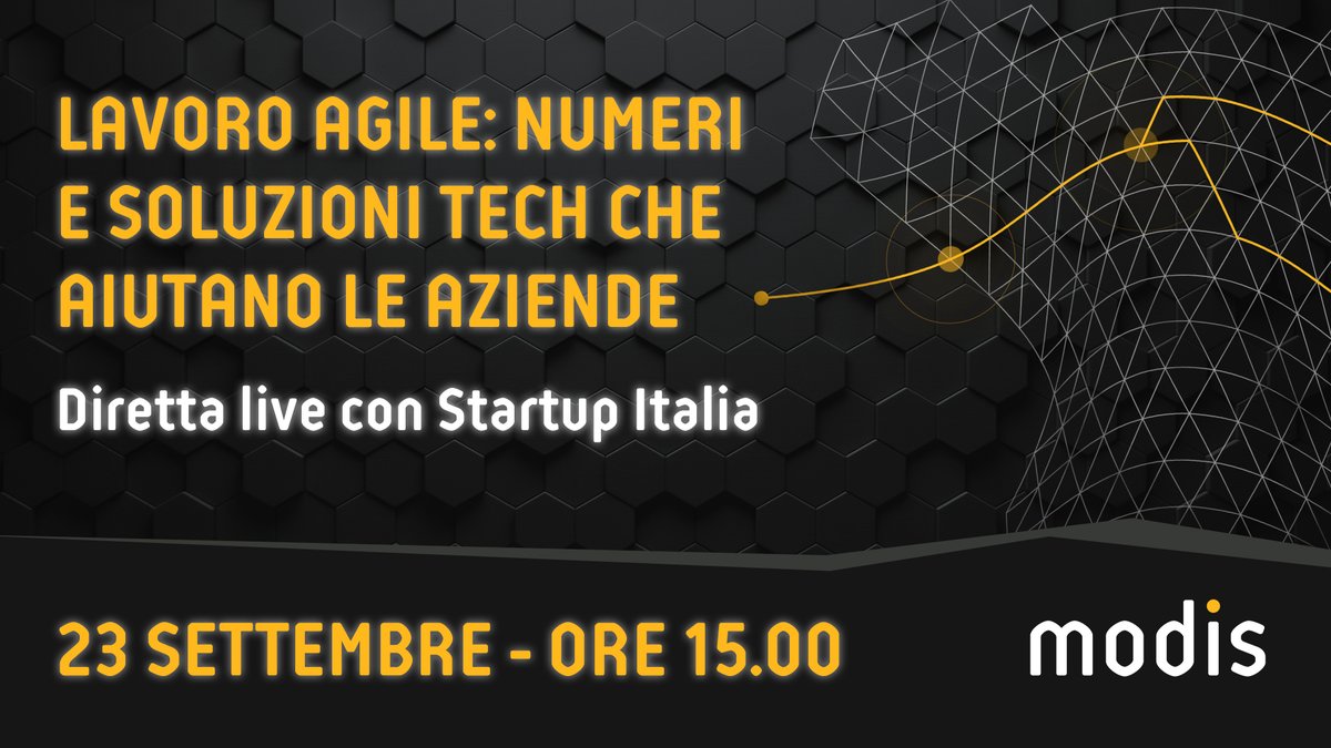 AkkodisItalia's tweet photo. Quali le soluzioni #tech adottate da #PMI e #startup per far fronte allo #smartworking e al #lavoroagile? Oggi il Business Specialist di Modis Daniele Battisti ne parlerà insieme ad altri esponenti di settore nella diretta con @startup_italia. Seguila qui: https://t.co/mZafNxzS75 https://t.co/y5Kr4iLVI7
