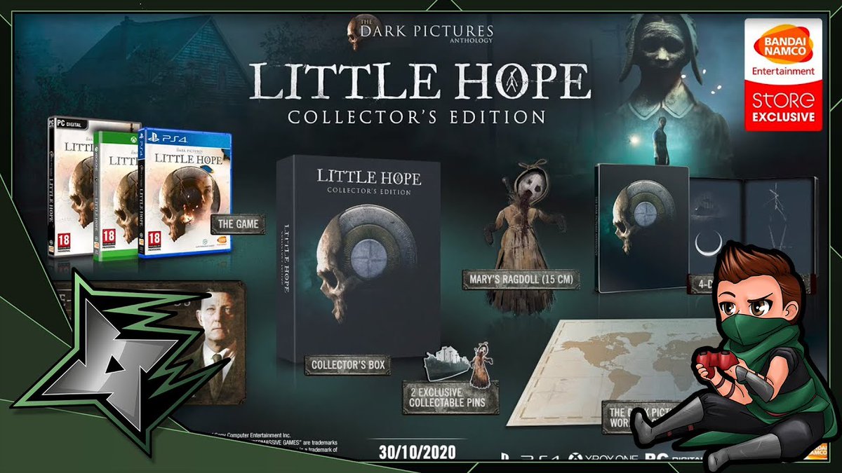 #Halloween2020 is coming up and what better way to celebrate it during 2020 then a virtual trip to Little Hope! 

The Little Hope CE comes with a unique steelbook you can store all 4 disks in! Check out the full breakdown in my What's in The Box video!

youtu.be/-mvyVgw-EGo