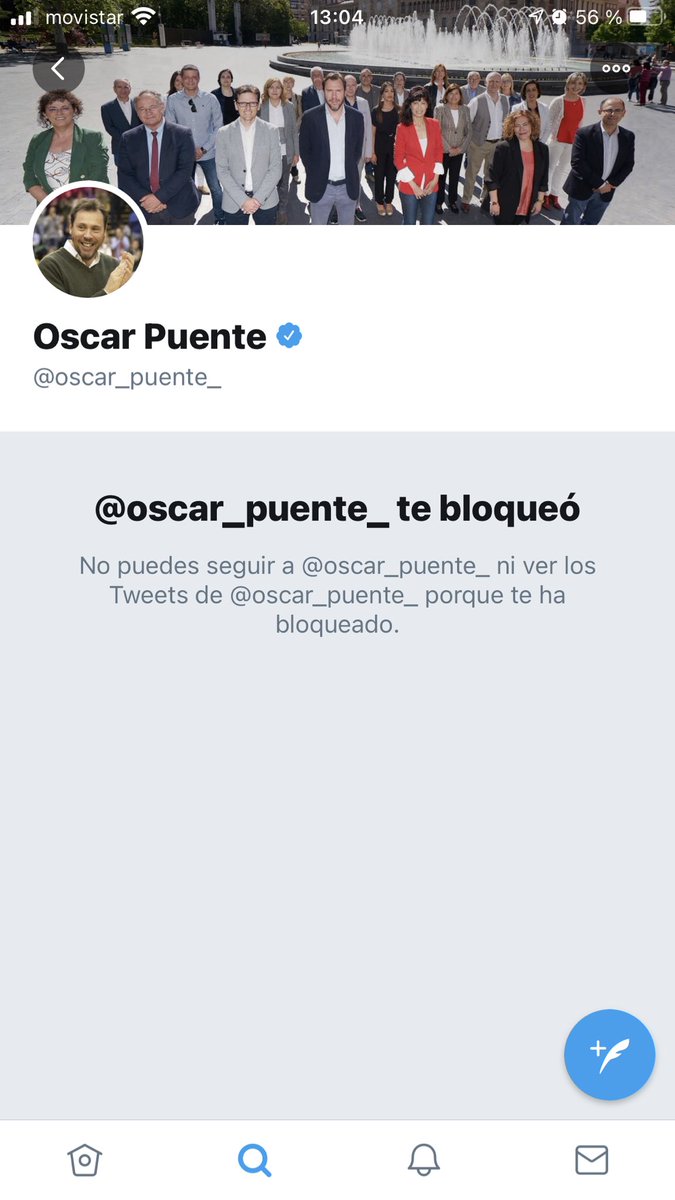 Pablo_lp00's tweet photo. Jamás, y digo JAMÁS le he faltado el respeto. Nunca una palabra fuera de tono. Hemos llegado a debatir diferentes cosas, cada uno defendiendo lo que piensa que está bien. Me bloquea solo por tener ideas contrarias a él... no lo entiendo de verdad @oscar_puente_ https://t.co/Dr16BZdz5P