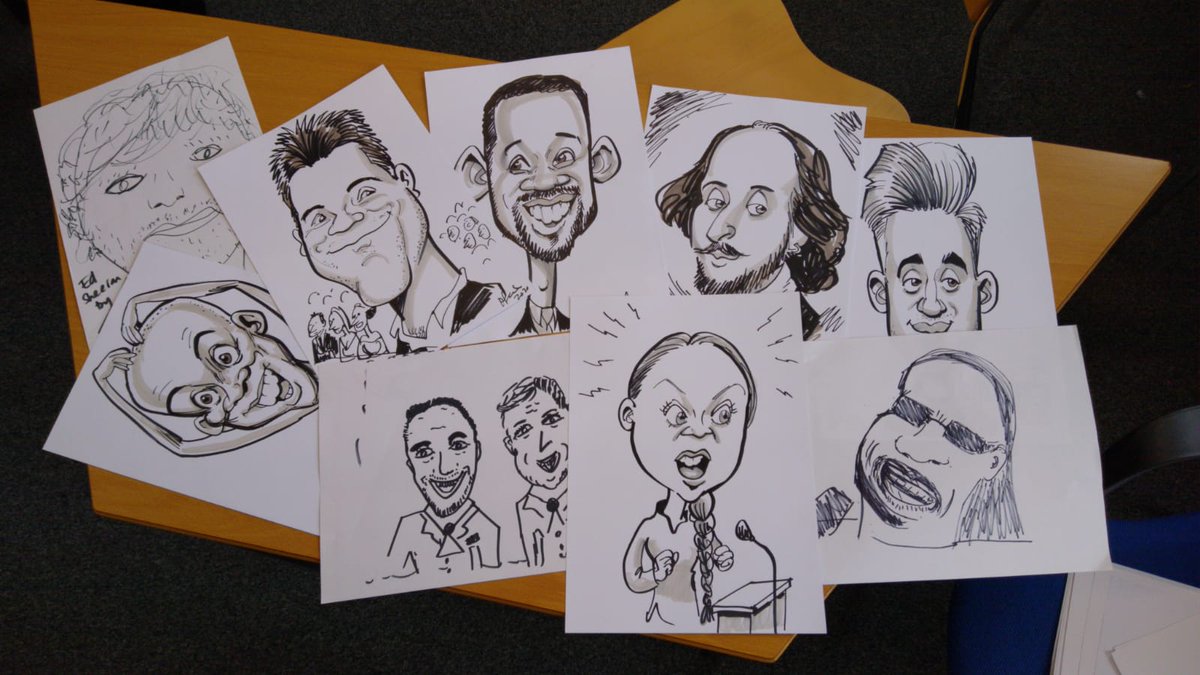 Our creative workshops have been underway this week, with <a href="/dlewiscartoons/">dlewiscartoons</a> joining us✌️

David has been sharing his cartooning skills with our cohort of young people. Can you name all the iconic figures in the picture?

<a href="/AforC_info/">AfCinfoKingstonRichmond</a> @Ian_C_Thomas @LvKingston