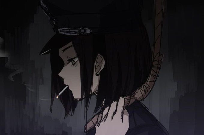 Download Aesthetic Anime Gothic Emo Girl Wallpaper  Wallpaperscom