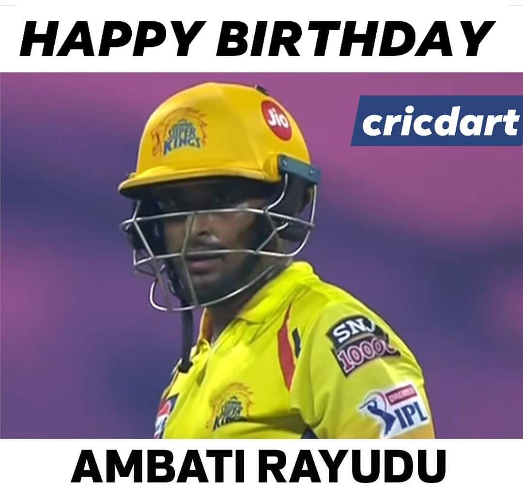 Happy Birthday Ambati Rayudu       