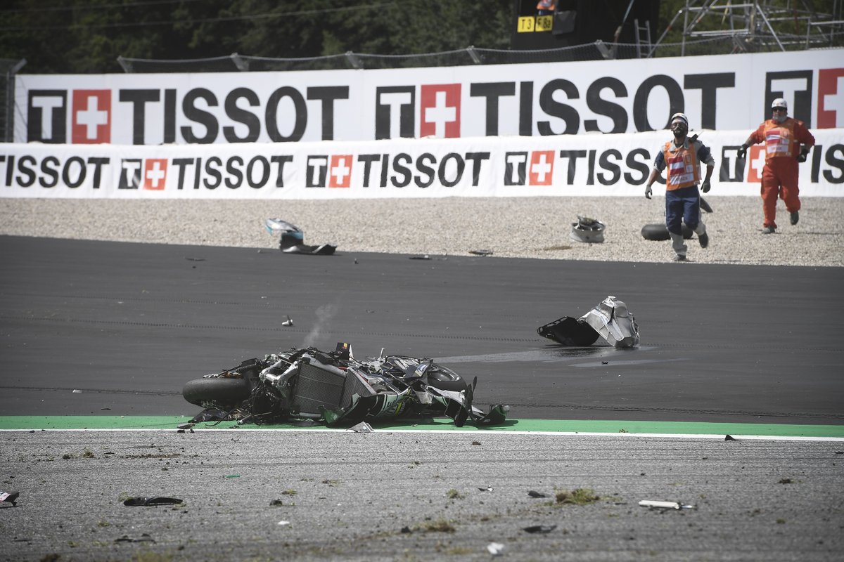 But the biggest thing of the  #AustrianGP was the crash A miracle that everyone came away relatively unhurt 