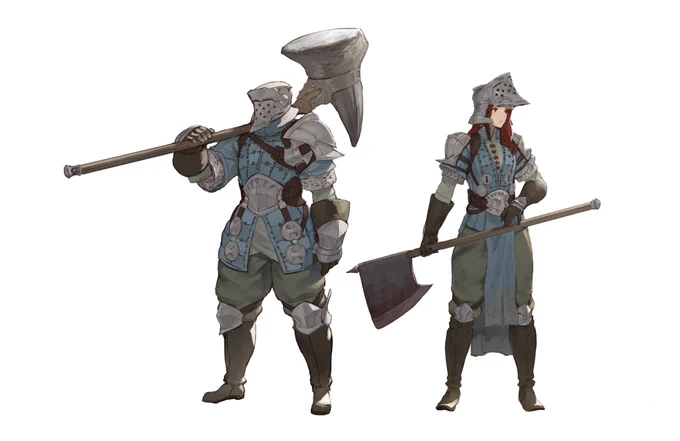 戦士
騎士
剣士
弓士

#sonechFantasy 
