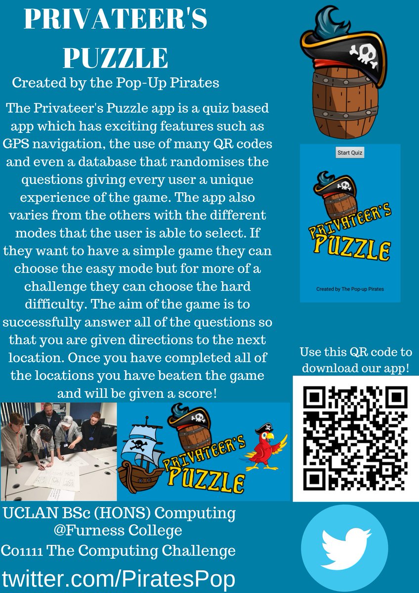 PiratesPop's tweet photo. posters #computing4wc https://t.co/ZBUEofn9Rc