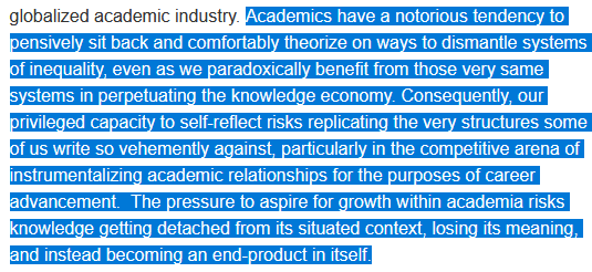 Well articulated piece on the <a href="/EADI/">EADI</a> blog on the responsibility of Universities/institutions of higher learning re: “un-learning”/“un-doing” current model of productivist/extractivist development disguised as modernity and “progress”. <a href="/CASID_ACEDI/">CASID-ACÉDI</a> <a href="/CanDevStudies/">CJDS | Canadian Journal of Development Studies</a>