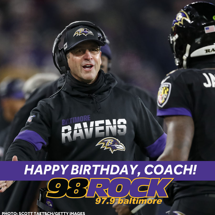 Happy Birthday today to Baltimore Ravens head coach John Harbaugh. 