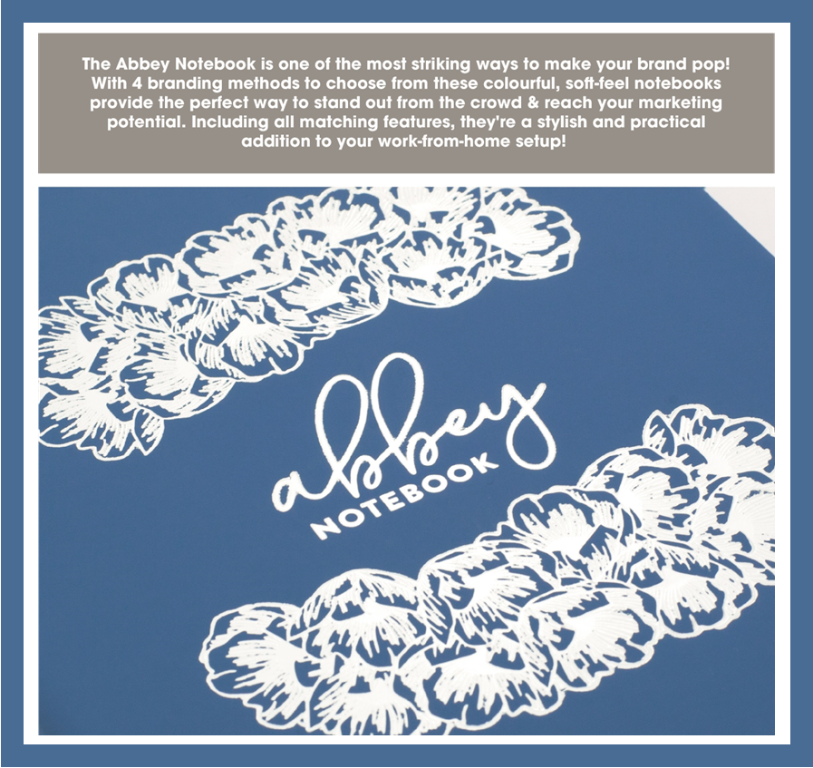 ProductSourcePS's tweet photo. Brand your Abbey notebooks in 4 different ways to really make your promo products pop!

Get in touch with your preferred promo product distributor for more info! https://t.co/TmKAkxMrF2