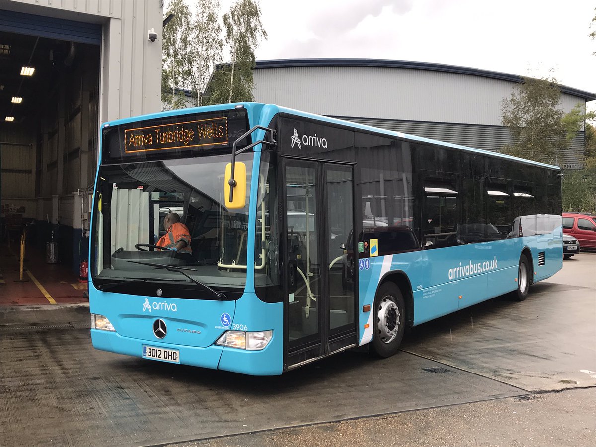 The latest restoration project to emerge from #ArrivaTunbridgeWells, Mercedes Citaro 3906, last seen in Nov 2017! Off to #MickGouldCommercials for her MOT test 🤞🏼 Seeing vehicles looking like this really make me proud to work with the excellent Team we have here!