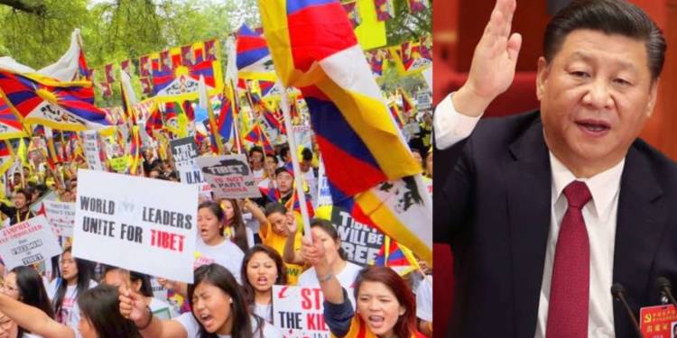 steffi_merkel's tweet photo. President #XiJinping again step up efforts against separatism in #Tibet. #FreeTibet https://t.co/S1DgSqEMrr