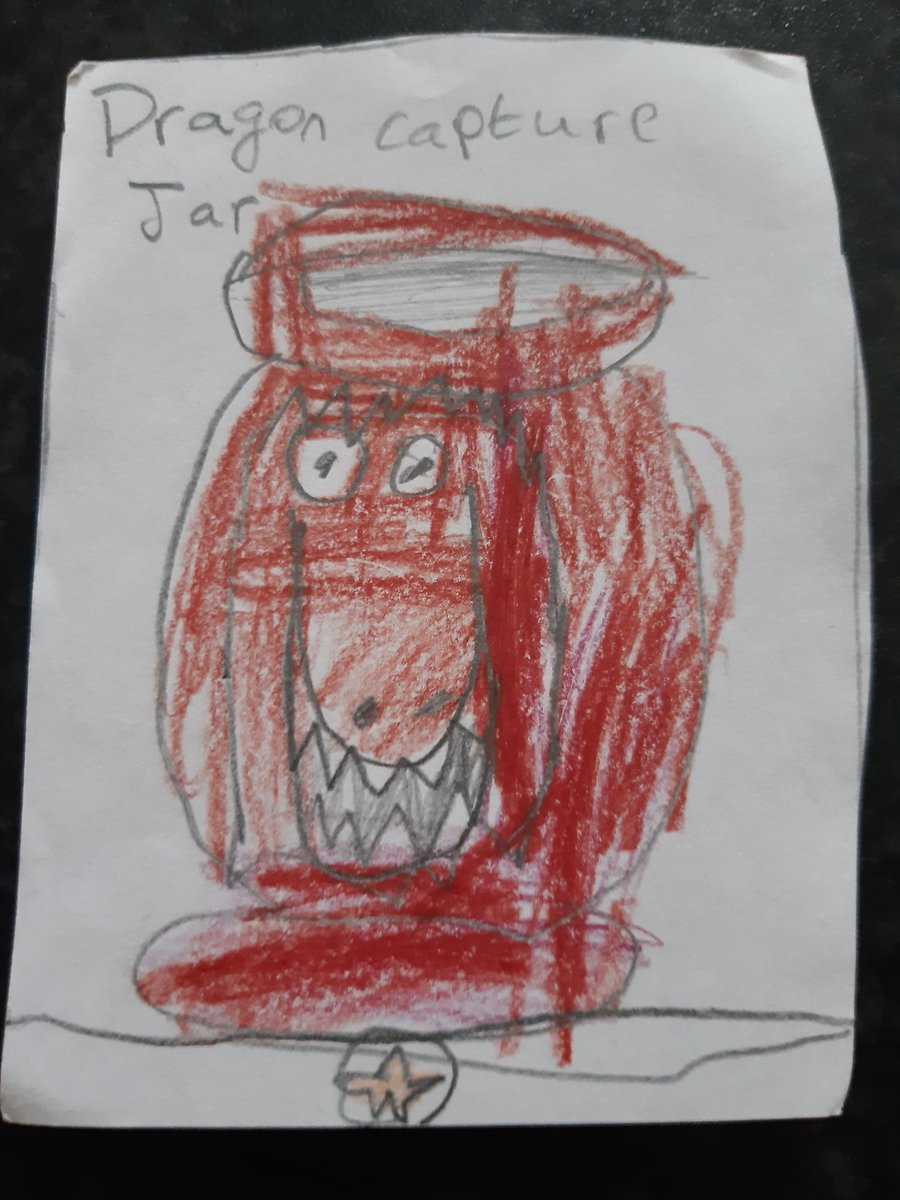 Day 47: "Dragon Capture Jar"I'm gonna say what we're all thinking. This is a perfect copy and I can't even remember which one is the original and which is my drawing.