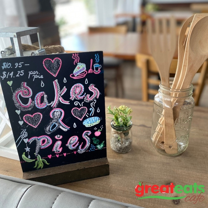 GreatEatsCafe's tweet photo. Do you have a sweet tooth? We have the perfect solution! Join us and try out one of our cakes and pies!! https://t.co/M7vh8Rwxxf