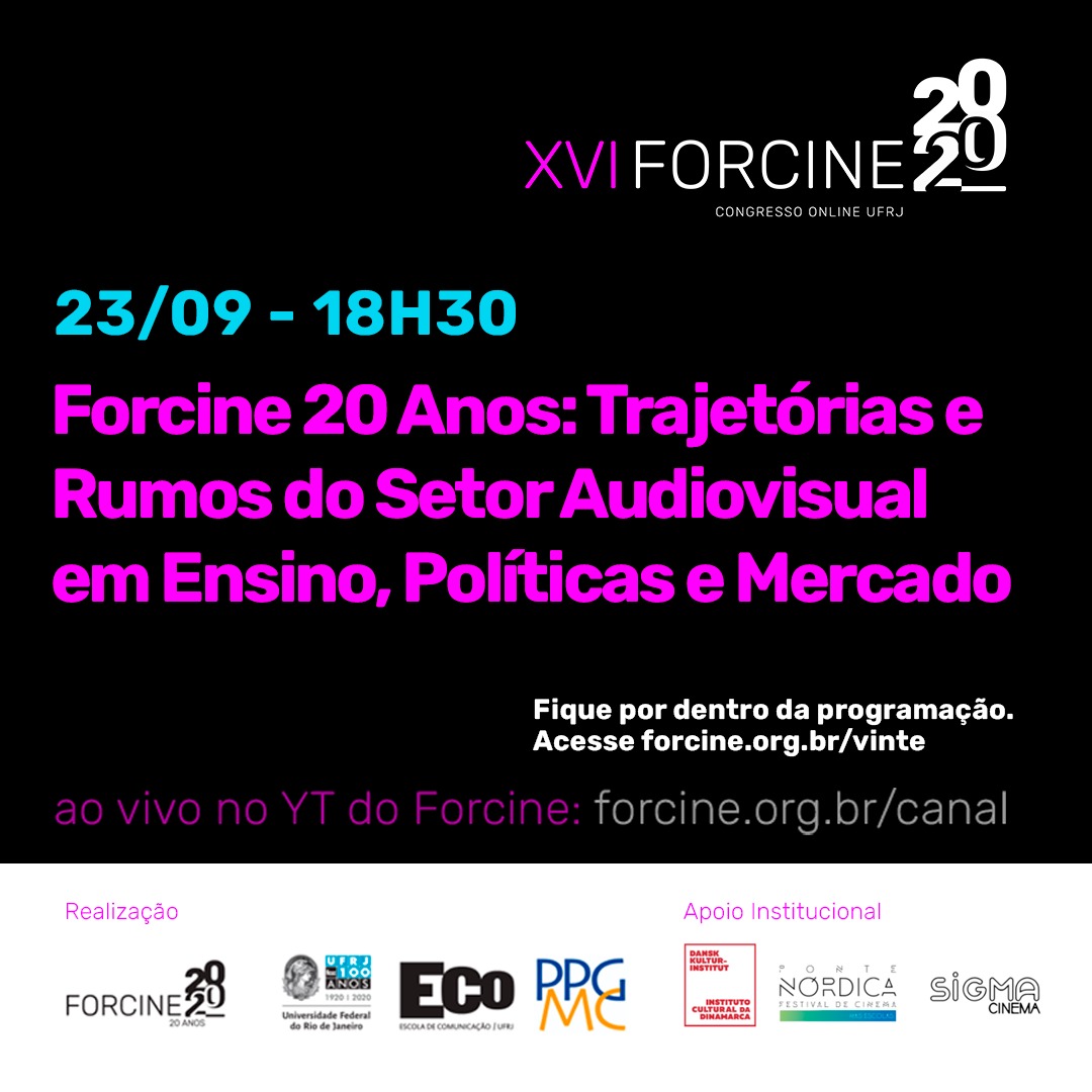 katiaaugusta's tweet photo. Começa hoje!! XVI Congresso FORCINE. A #eco_ufrj e o Mestrado Profissional em Mídias Criativas - PPGMC sediam o evento esse ano com muita honra. Confira a programação e participe! O evento é online e gratuito celebrando 20 anos do #forcine e 100 anos da #ufrj. https://t.co/og52fJb1Dz