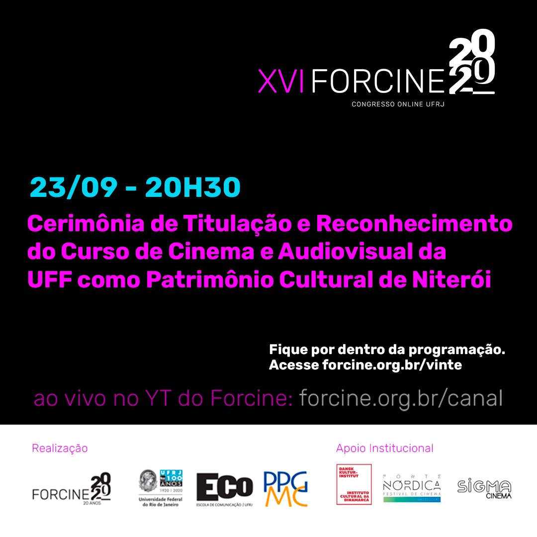 katiaaugusta's tweet photo. Começa hoje!! XVI Congresso FORCINE. A #eco_ufrj e o Mestrado Profissional em Mídias Criativas - PPGMC sediam o evento esse ano com muita honra. Confira a programação e participe! O evento é online e gratuito celebrando 20 anos do #forcine e 100 anos da #ufrj. https://t.co/og52fJb1Dz