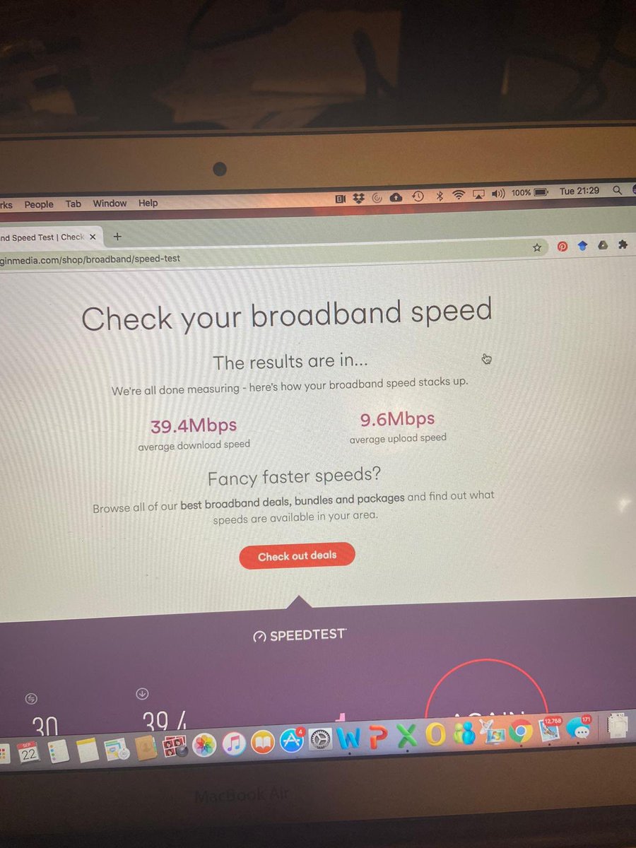 _AliceWilson95's tweet photo. @virginmedia Hi John,
These are the speeds we are experiencing https://t.co/tCxFyx2eEv