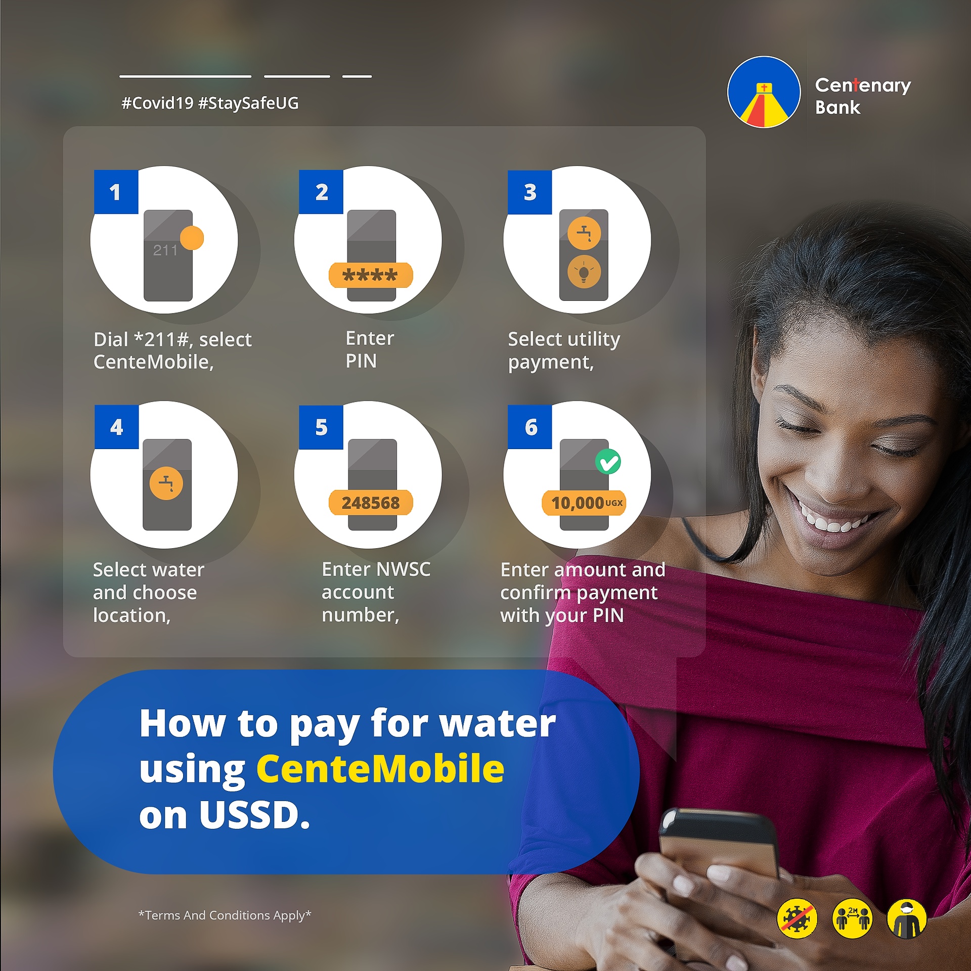 Pay Water Bills Using the CenteMobile -ugtechmag.com